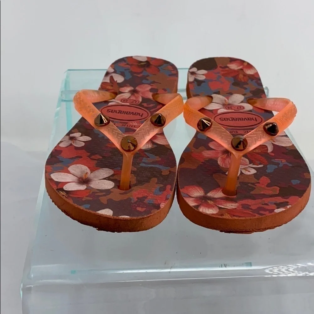 Kids Havaianas Sz 27-28 (11/12C) Rubber Flip Flops